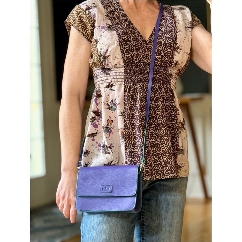 Baekgaard 2010s Dopamine Dressing Leather Crossbody NWOT